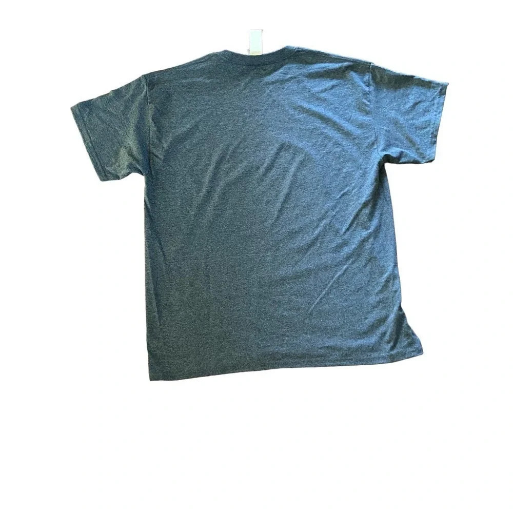 NWOT Graphic Shirt Grey T-Shirt Size Large Gaming Short Sleeve Casual Crew Neck - Picture 3 of 5